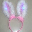GAHBBEP - Flashing Tri-colour Bunny Ear Headband